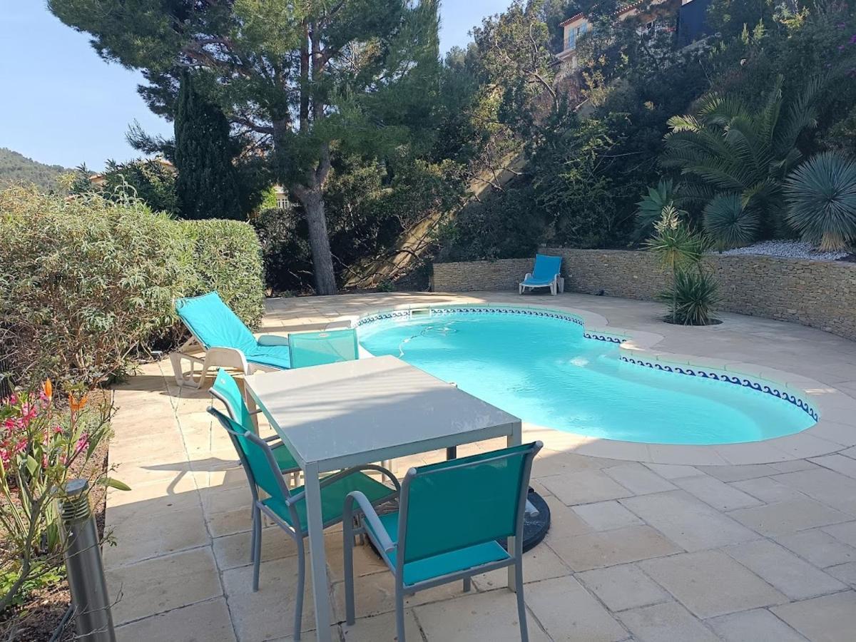 شقة La Madrague- 2P Avec Piscine Privative سا سيرْ سور مير المظهر الخارجي الصورة