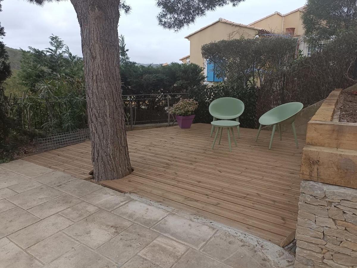 شقة La Madrague- 2P Avec Piscine Privative سا سيرْ سور مير المظهر الخارجي الصورة